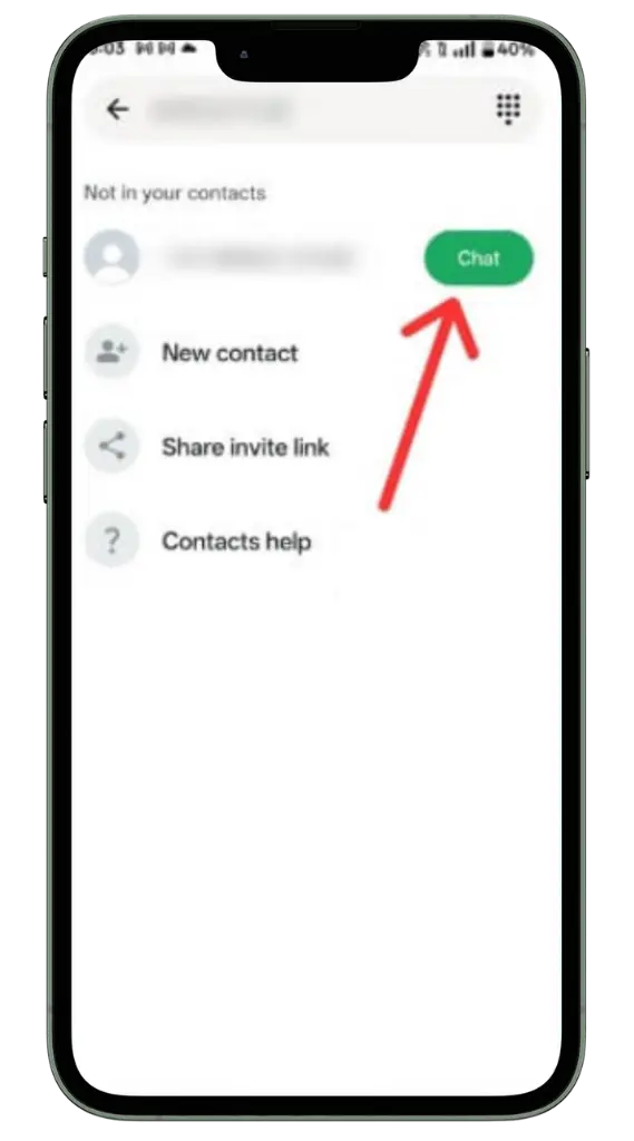Enviar mensajes sin guardar el número Enviar mensajes sin guardar el número