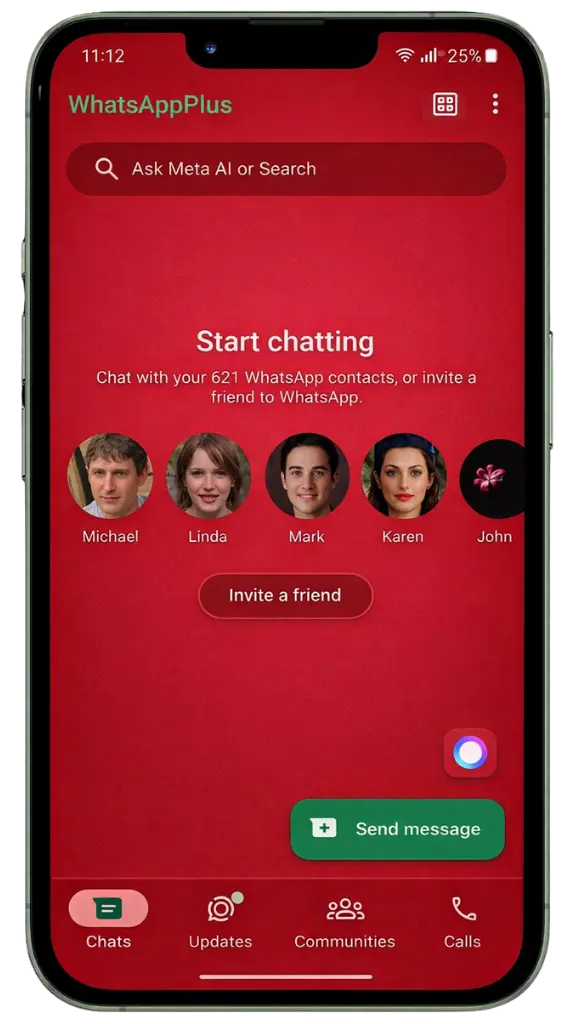 WhatsApp Plus Rojo APK