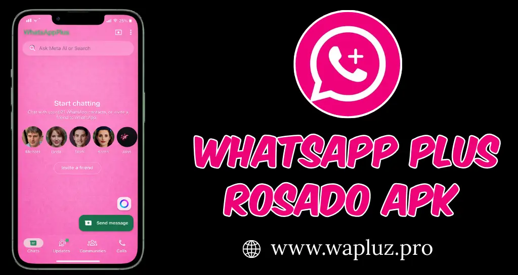 WhatsApp Plus Rosado Descargar la última versión - Oficial Actualizada